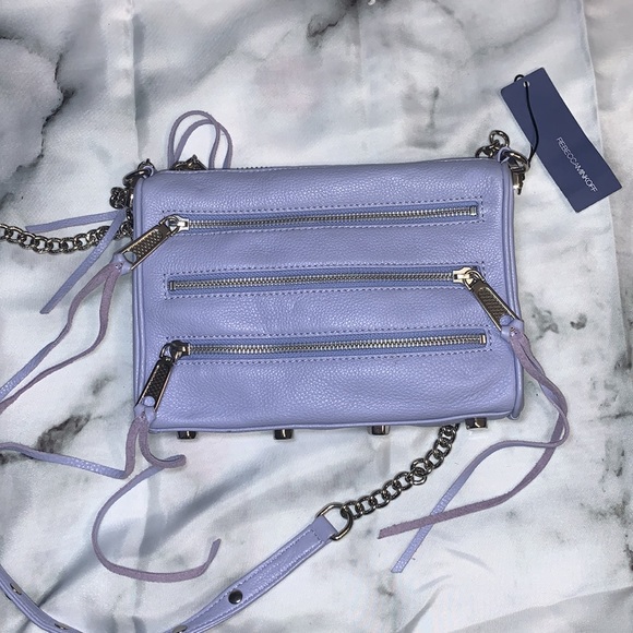🎒 NWT Lilac Mini 5 Zip Rebecca Minkoff - Picture 5 of 16